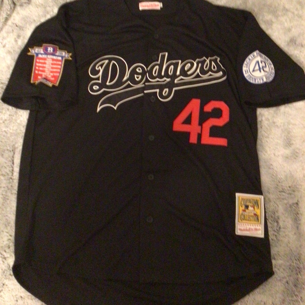 Jackie Robinson Jersey Dodgers Limited Edition Black XL